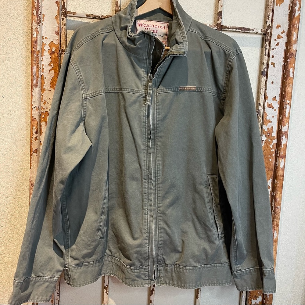 Weathered Wear khaki men’s jacket XL